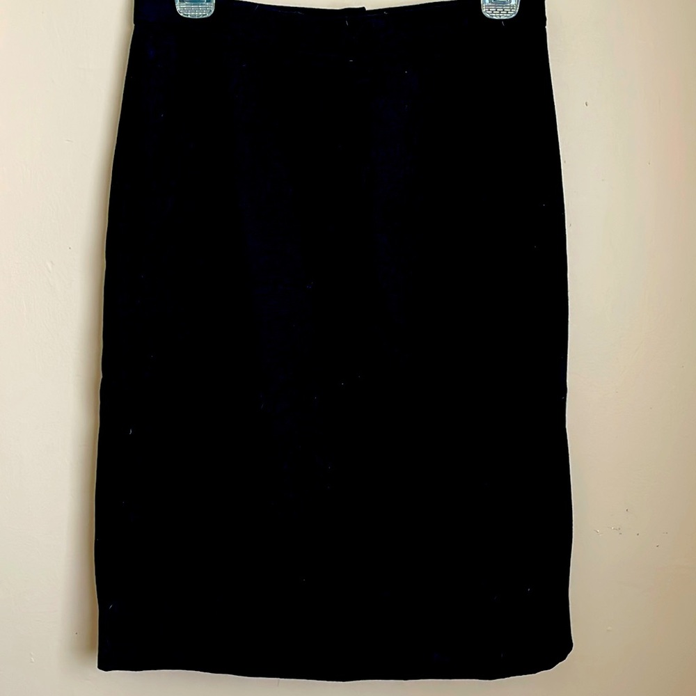 Anne Klein Midi Wool Pencil Skirt small